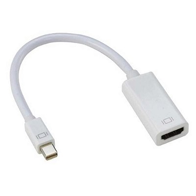 ADAPTADOR MINI DISPLAY PORT PARA HDMI FEMEA 5806 BRANCO SHINKA