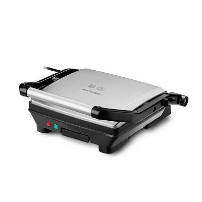 GRILL PANINI 150W 127V ABERTURADE 180 GRAUS CE123 PRATA MULTILASER.