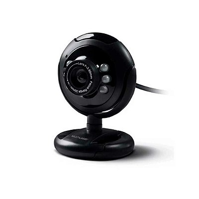 WEBCAM 360P C/ MICROFONE WC045 PRETO MULTILASER