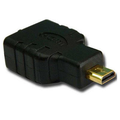 ADAPTADOR HDMI FEMEA X MICRO HDMI MACHO PRETO GLOBAL TIME