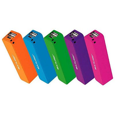 POWER BANK SMARTOGO 2200MAH CB078 MULTILASER.