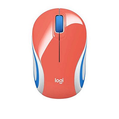 MOUSE SEM FIO M187 MINI 910-005362 LARANJA LOGITECH