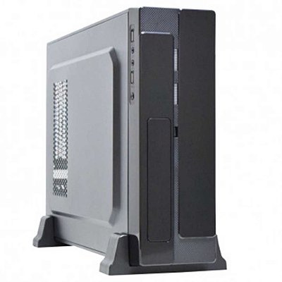 GABINETE COM FONTE MICRO ATX SLIM GM-01R2 PRETO/PRATA K-MEX