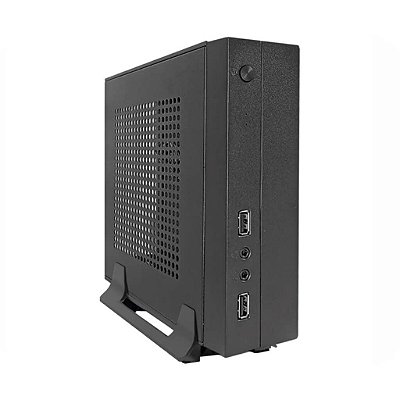 GABINETE COM FONTE MINI ITX GI228 C/ PLACA CONVERSORA + VESA PRETO K-MEX