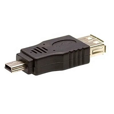 ADAPTADOR USB FEMEA PARA V3 AD0300 PRETO GLOBAL TIME