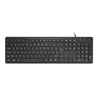 TECLADO STANDART KB-6928 MEMBRANA PRETO K-MEX