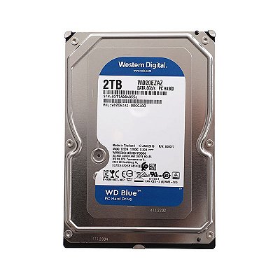 HD DESKTOP 2TB SATA 3 256MB 5400RPM WD20EZAZ-00L9GB0 BLUE WESTERN DIGITAL