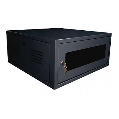 RACK 06U 19P 35X55X57MM FECHADO MINI PRETO CONTATO