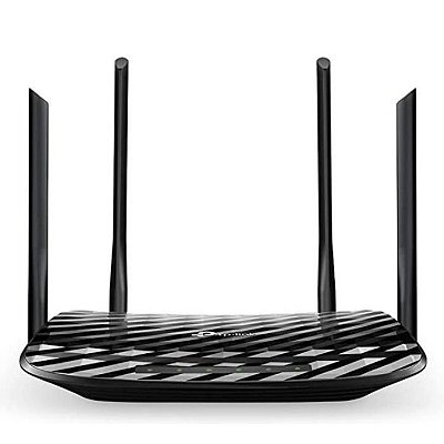 ROTEADOR ARCHER C6 AC1200 1200MBPS GIGABIT 4 ANTENAS EXTERNA 1 ANTENA INTERNA PRETO TP-LINK