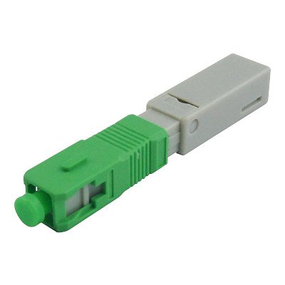 CONECTOR OPTICO SIMPLES SC/APC FO-A11 VERDE PLUS CABLE