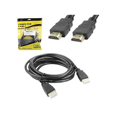 CABO HDMI 3MTS 2.0 30AWG GOLD FLASH HL-HD2.0-3.0M-28 PRETO COMPUTER CABLE