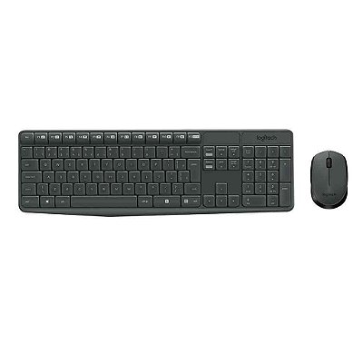 KIT TECLADO E MOUSE S/F MK235 920-007903 PRETO LOGITECH