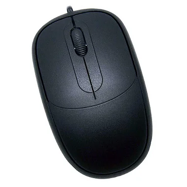 MOUSE OPTICO STANDARD USB MO-D533 3 BOTOES PRETO K-MEX