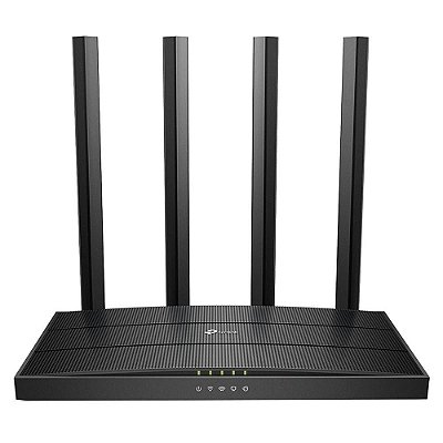 ROTEADOR ARCHER C80 AC1900 1300MBPS GIGABIT 4 ANTENAS DUAL BAND PRETO TP-LINK