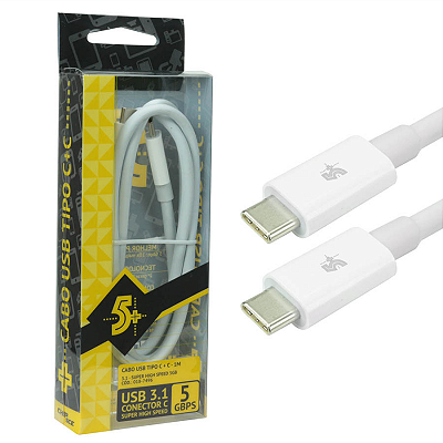 CABO USB C PARA USB C 1MT 018-7496 5+