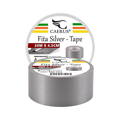 ROLO DE SILVERTAPE 20MT PRATA CRS-1915 CAERUS