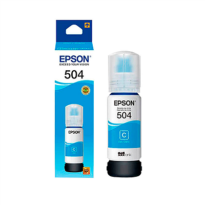 REFIL DE TINTA T504 T504220-AL CIANO EPSON