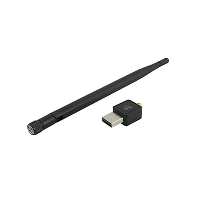 ADAPTADOR WIFI USB 2.4GHZ PRETO 015-0065 5+