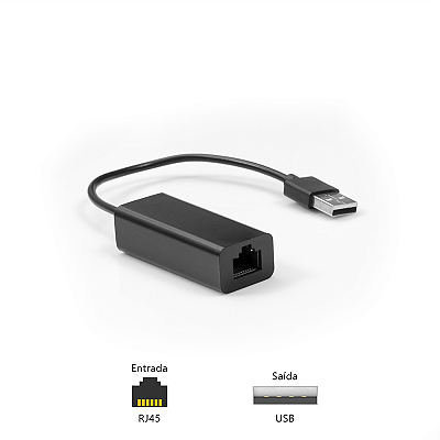 ADAPTADOR USB 2.0 X RJ45 ADP-USBLAN100BK PLUS CABLE