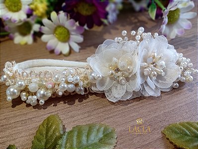 Faixa Princesa com Flores