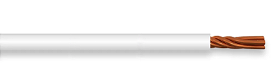 Cabo de cobre isolado em silicone 1x0,5mm² 200º 750V