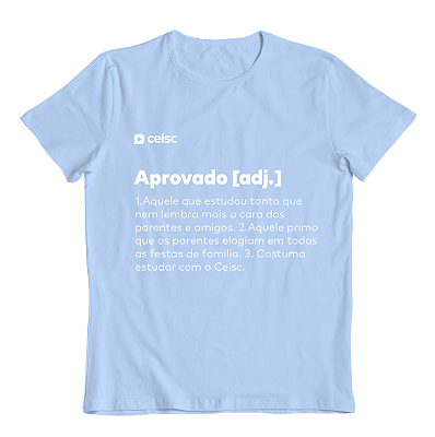 Camiseta Aprovado