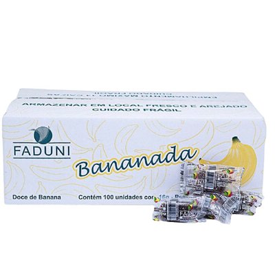 Bananada Cristalizada Faduni 1,6 Kg
