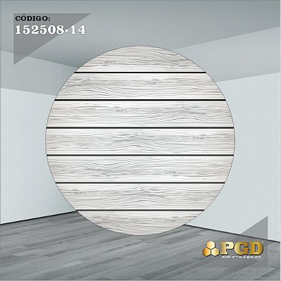 PAINEL REDONDO 1,5 x 1,5 MT -  tema - TRONCOS E MADEIRA Modelo 14 TECIDO EM - HELANCA