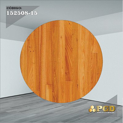 PAINEL REDONDO 1,5 x 1,5 MT -  tema - TRONCOS E MADEIRA Modelo 15 TECIDO EM - HELANCA