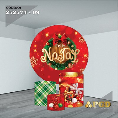 KIT VESTE FACIL P,M,G E PAINEL 1,5 x 1,5 tema - Natal Modelo 09 TECIDO EM - HELANCA