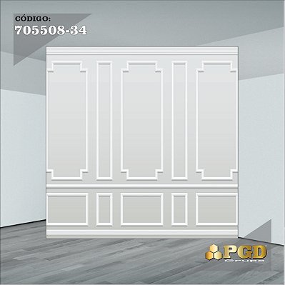 PAINEL RETANGULAR 4,00 X 2,48 MT tema - TRONCOS E MADEIRA Modelo 34 TECIDO EM - MICRO LIGHT
