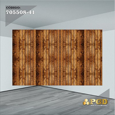 PAINEL RETANGULAR 4,00 X 2,48 MT tema - TRONCOS E MADEIRA Modelo 41 TECIDO EM - MICRO LIGHT