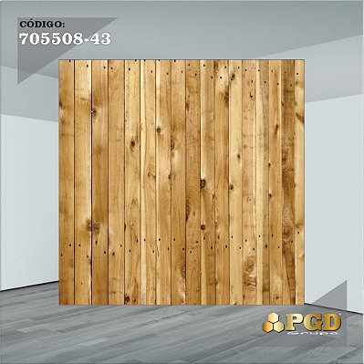 PAINEL RETANGULAR 4,00 X 2,48 MT tema - TRONCOS E MADEIRA Modelo 43 TECIDO EM - MICRO LIGHT