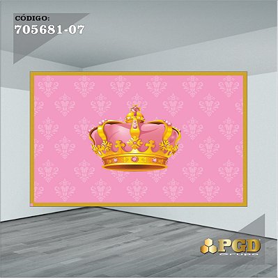 PAINEL RETANGULAR 4,00 X 2,48 MT tema - REALEZA Modelo 07 TECIDO EM - MICRO LIGHT