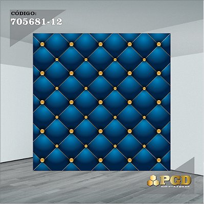 PAINEL RETANGULAR 4,00 X 2,48 MT tema - REALEZA Modelo 12 TECIDO EM - MICRO LIGHT