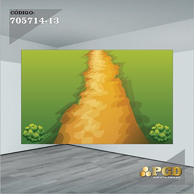 PAINEL RETANGULAR 4,00 X 2,48 MT tema - SAFARI Modelo 13 TECIDO EM - MICRO LIGHT