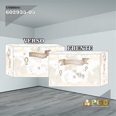 Mesa Veste Fácil Dupla - Chá revelação neutro