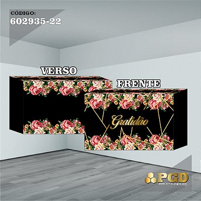 Mesa Veste Fácil Dupla - Gratidão com geométrico