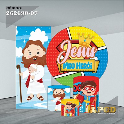 Religioso - Painel 1,50m + Portal + Veste Fácil
