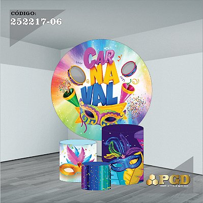 Kit Carnaval - Painel 1,50m + Veste Fácil