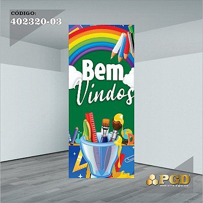 Portal Veste Fácil Escola ( Volta as Aulas )- Helanca Gold 85x200cm