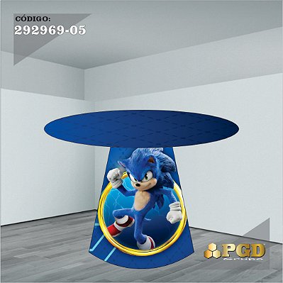 Mesa Cone - Veste Fácil SONIC - 80x80cm APENAS O TECIDO - HELANCA