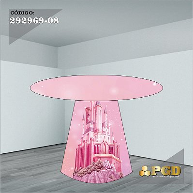 Mesa Cone - Veste Fácil CASTELO   80x80cm APENAS O TECIDO - HELANCA