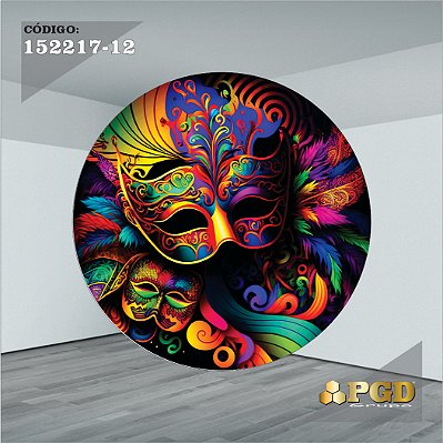 CARNAVAL - PAINEL 1,50m ou 1,30m - Sublimado Helanca Gold