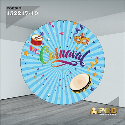 CARNAVAL - PAINEL 1,50m ou 1,30m - Sublimado Helanca Gold