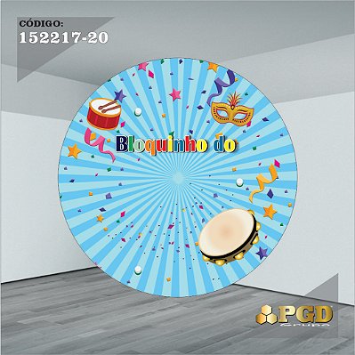 CARNAVAL - PAINEL 1,50m ou 1,30m - Sublimado Helanca Gold