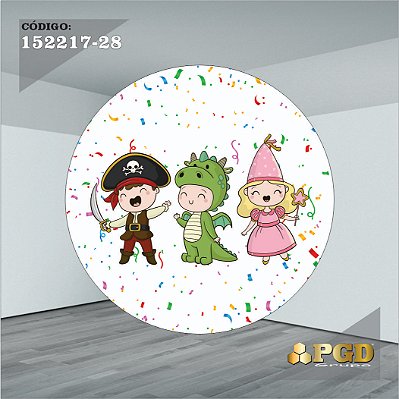 CARNAVAL - PAINEL 1,50m ou 1,30m - Sublimado Helanca Gold