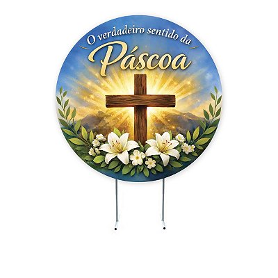 PASCOA PAINEL REDONDO 1,50 OU 1,30 - HELANCA