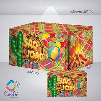 Mesa Veste Fácil Dupla - Arraiá