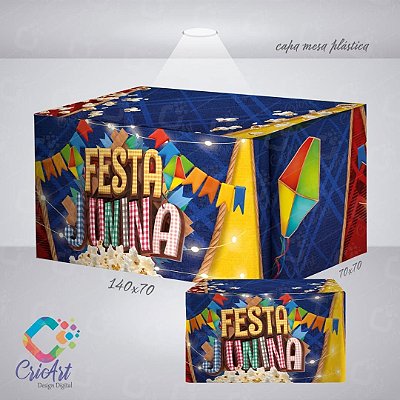 Mesa Veste Fácil Dupla - Arraiá